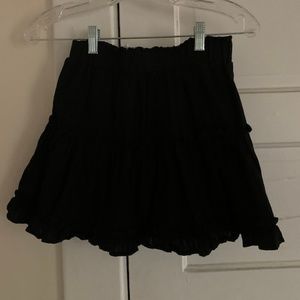 Princess Polly Madalaine Black Mini Skirt